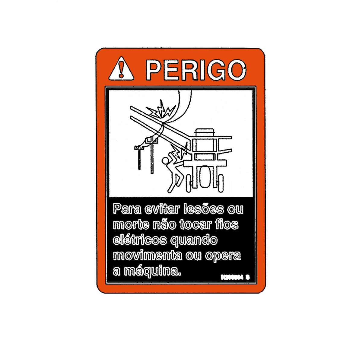 N208884: Fits John Deere N208884 Tach Opening Label, Portuguese – Genuine OEM
