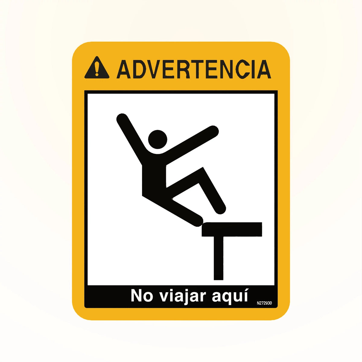 N272930: Fits John Deere N272930 Do Not Ride Decal, Spanish – Genuine OEM