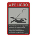 N272951: Fits John Deere N272951 Unit Danger Decal, Spanish – Genuine OEM