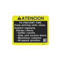 N279111: Fits John Deere N279111 Safety Sign, Fire Hazard Caution, Spanish – Genuine OEM