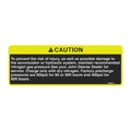 N302717: Fits John Deere N302717 Caution Safety Sign – Genuine OEM