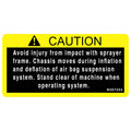 N307233: Fits John Deere N307233 Auto Air Spring Level Label – Genuine OEM