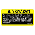 N309181: Fits John Deere N309181 Auto Air Spring Label, Hungarian – Genuine OEM