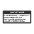 N310627: Fits John Deere N310627 Wash Components Label, Portuguese – Genuine OEM