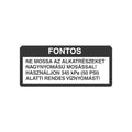 N310637: Fits John Deere N310637 Hungarian Wash Components Label – Genuine OEM