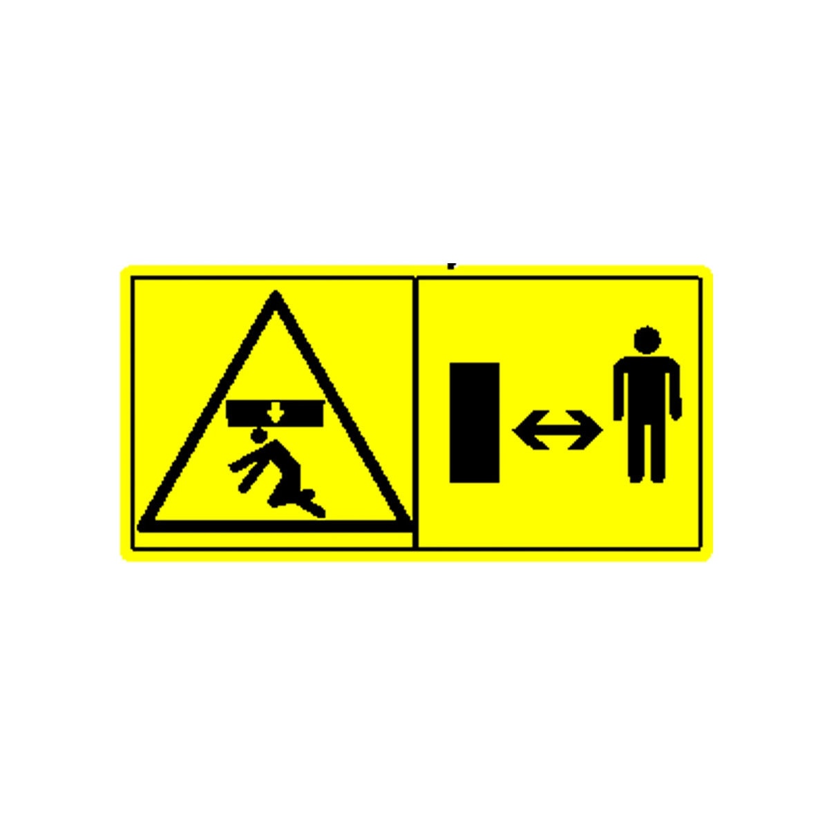N402757: Fits John Deere N402757 Crushing Caution Decal – Genuine OEM