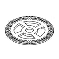 P72264: Fits John Deere P72264 Corn Seed Plate, 12.5 Mm, 28 Holes – Genuine OEM