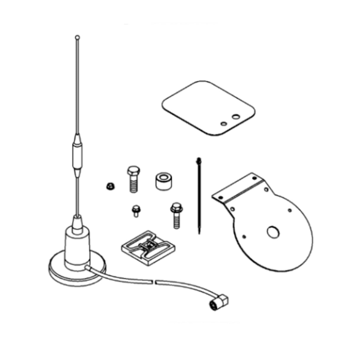 PF91102: Fits John Deere PF91102 Magnetic Rover RTK Radio Antenna Kit – Genuine OEM