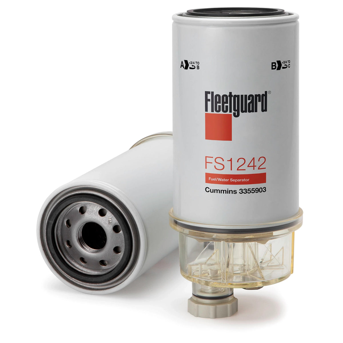 PMFS1242B: Fits John Deere PMFS1242B Fleetguard® Spin-On Fuel Water Separator Filter – Replacement