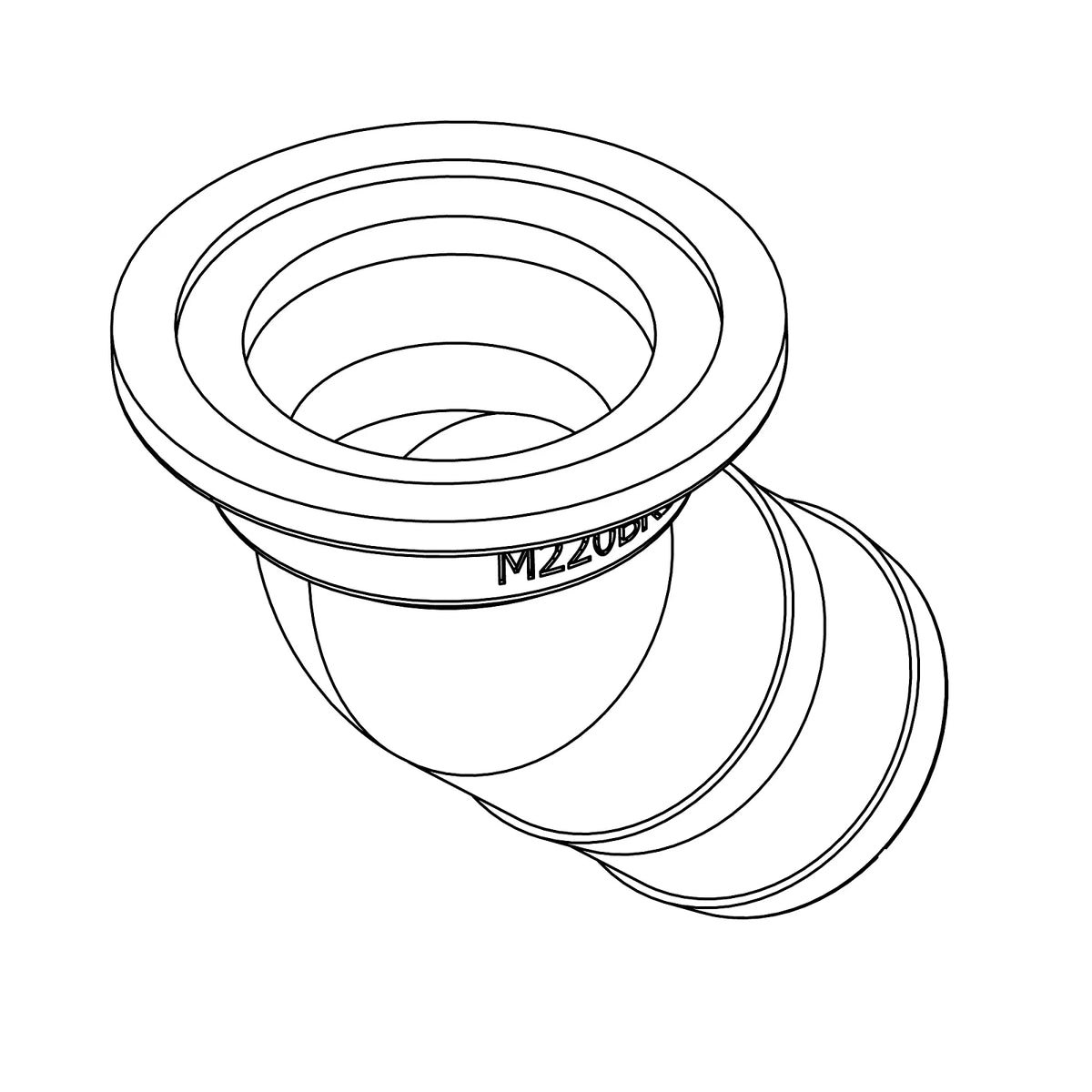 PMM220BRB45: Fits John Deere PMM220BRB45 Hose Fitting – Genuine OEM