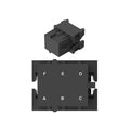 R104922: Fits John Deere R104922 Black External Electrical Connector Assembly, 6 Cavities – Genuine OEM