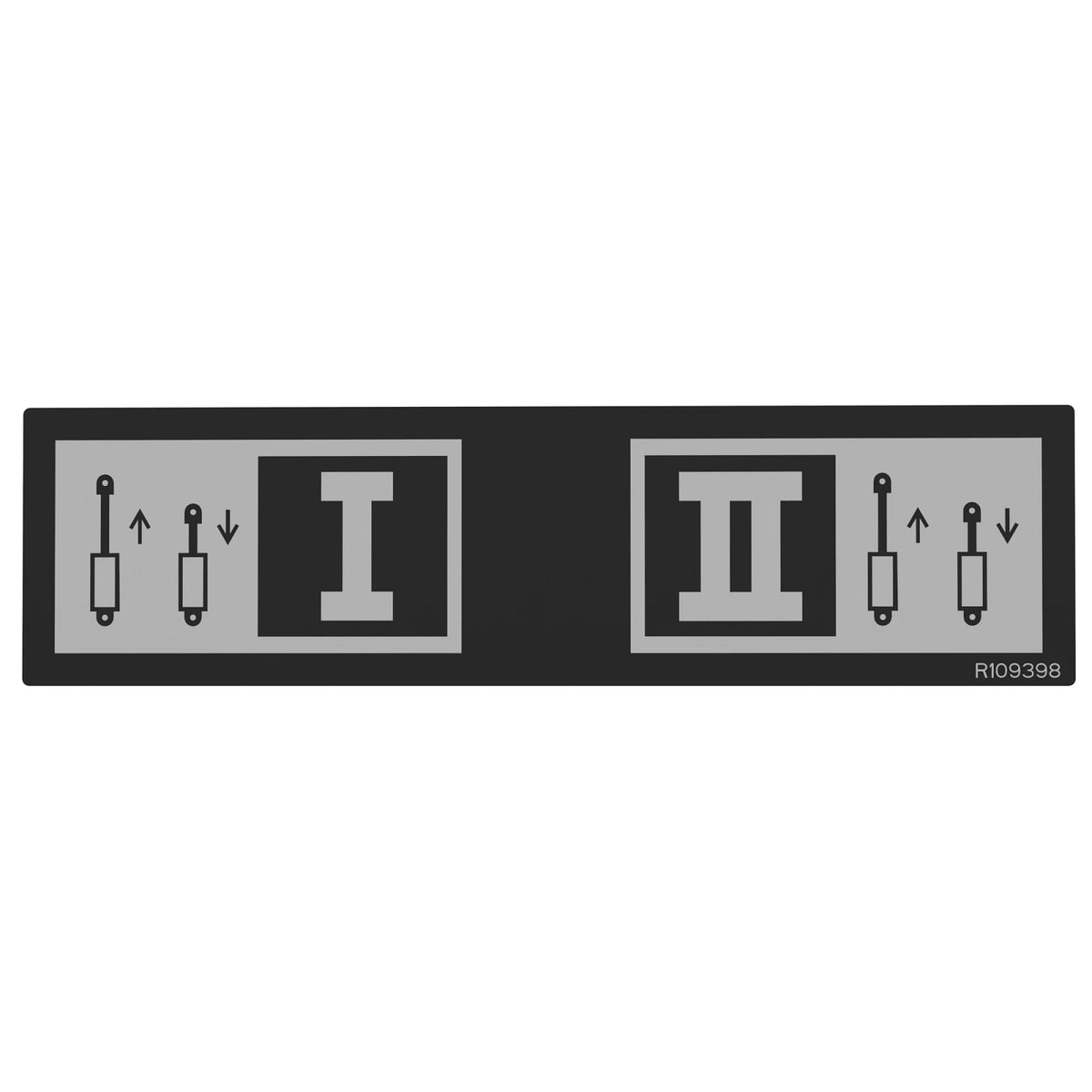 R109398: Fits John Deere R109398 SCV Identification Label – Genuine OEM