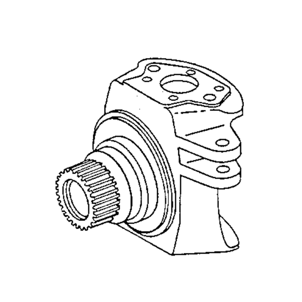 R124408: Fits John Deere R124408 Steering Knuckle Housing, Left Side – Genuine OEM