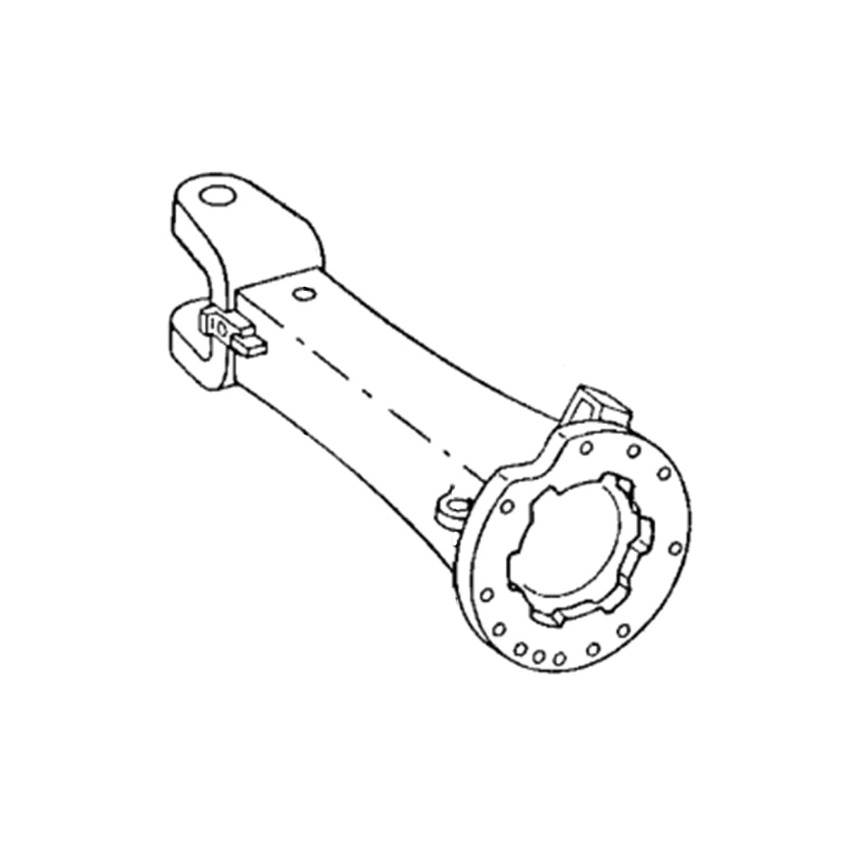 R125106: Fits John Deere R125106 Axle LH Housing – Genuine OEM