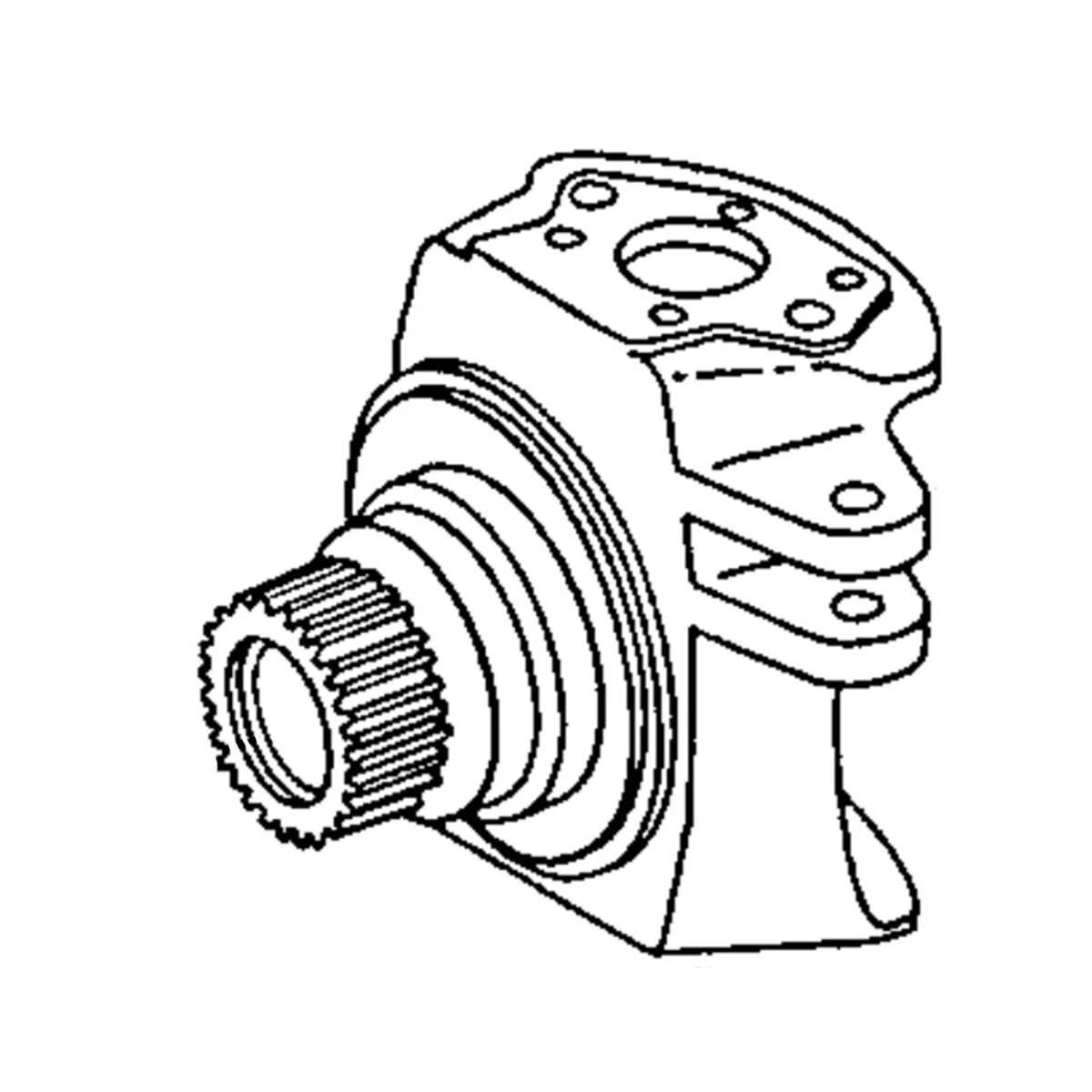 R126542: Fits John Deere R126542 Steering Knuckle Housing, Left Side – Genuine OEM
