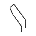 R128088: Fits John Deere R128088 Front Upper Step Handrail, Left Side – Genuine OEM