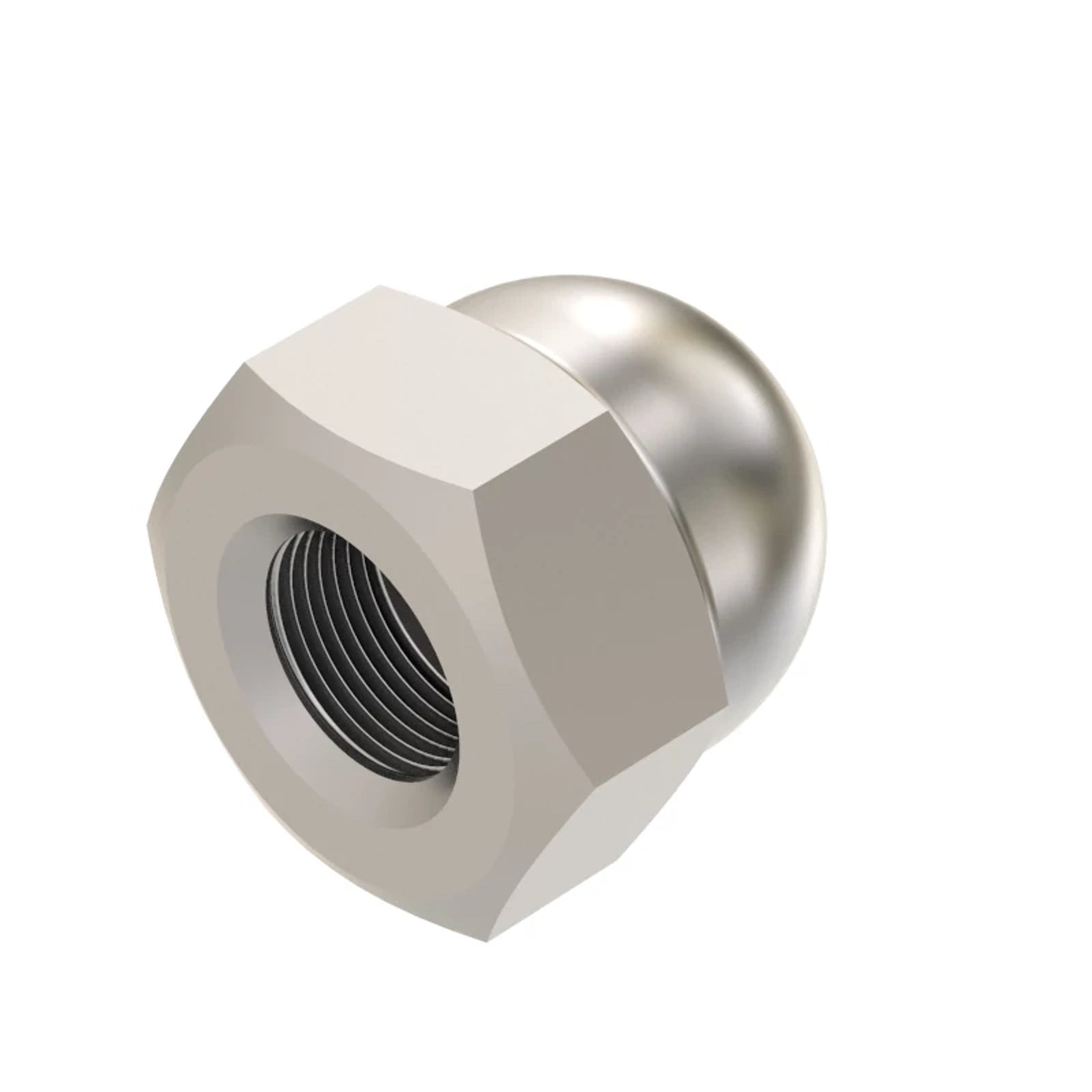R135432: Fits John Deere R135432 Hexagonal Crown Nut, M10 – Genuine OEM