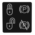 R141257: Fits John Deere R141257 Park Lever Lock Label – Genuine OEM
