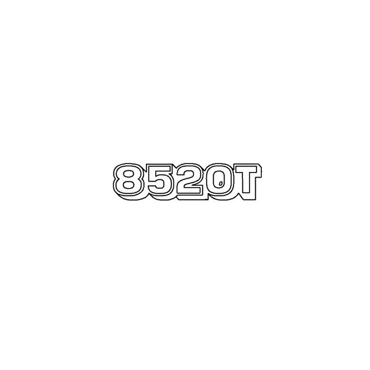 R166713: Fits John Deere R166713 8520T Model Designator Label – Genuine OEM