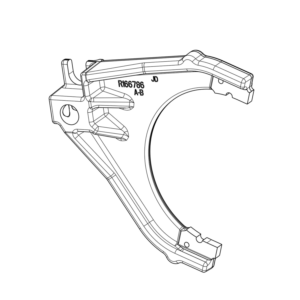 R166786: Fits John Deere R166786 Range Shifter – Genuine OEM
