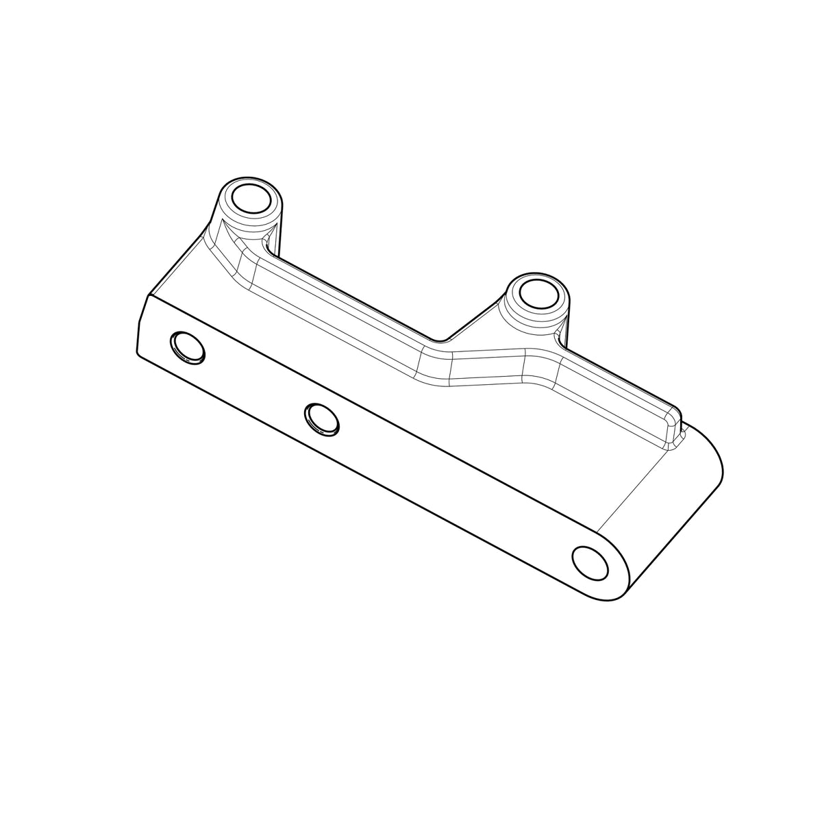 R210684: Fits John Deere R210684 Wagon and Hitch Bracket, Left Side – Genuine OEM