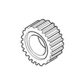 R212854: Fits John Deere R212854 Final Drive Spur Gear – Genuine OEM