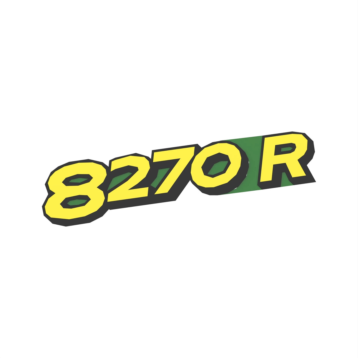R267466: Fits John Deere R267466 8270R Model Designator Label, Left Side – Genuine OEM
