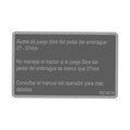 R274518: Fits John Deere R274518 Traction Clutch Adjustment Label – Genuine OEM