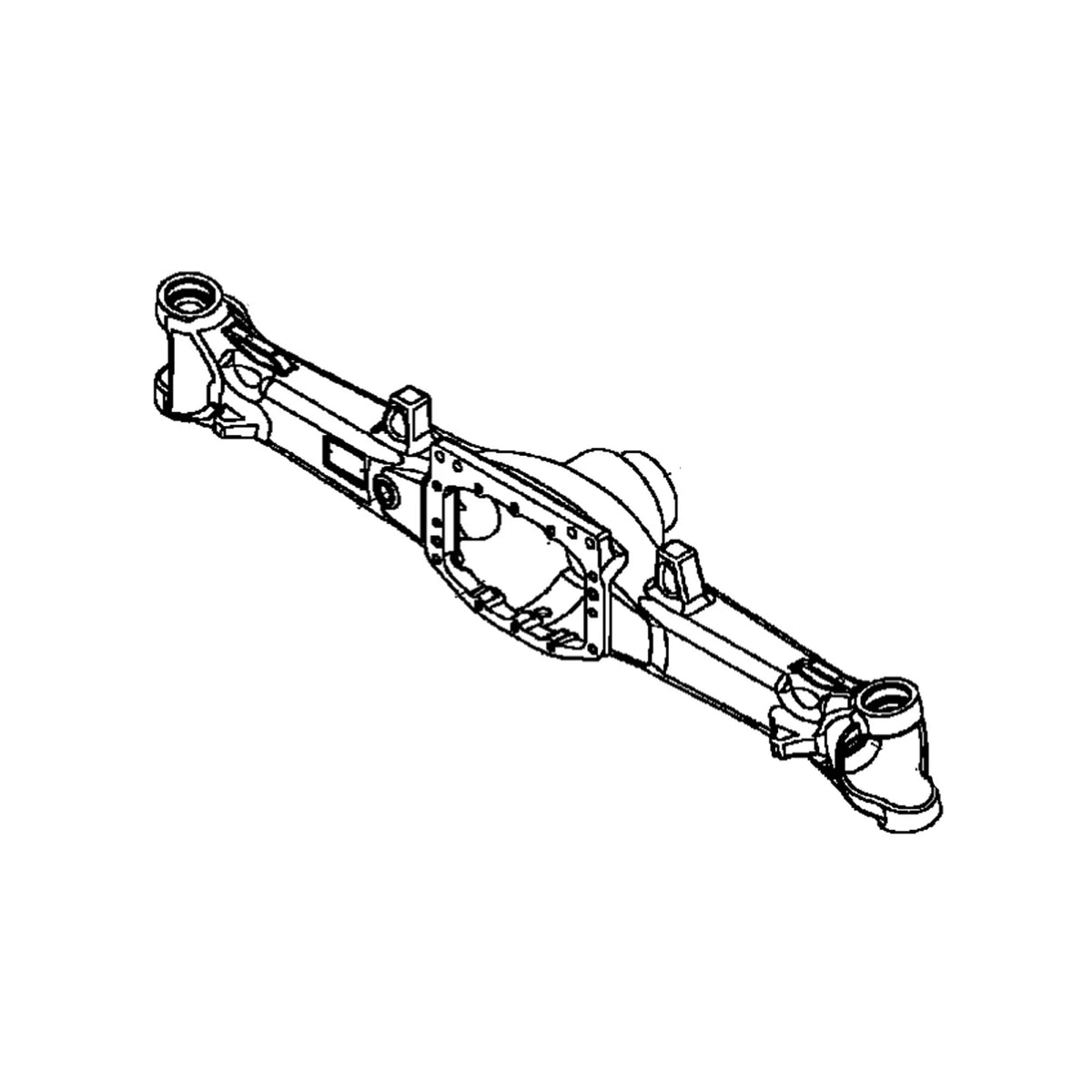 R282354: Fits John Deere R282354 Front Axle Housing – Genuine OEM