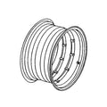 R31995: Fits John Deere R31995 Rim, 15 X 28 – Genuine OEM