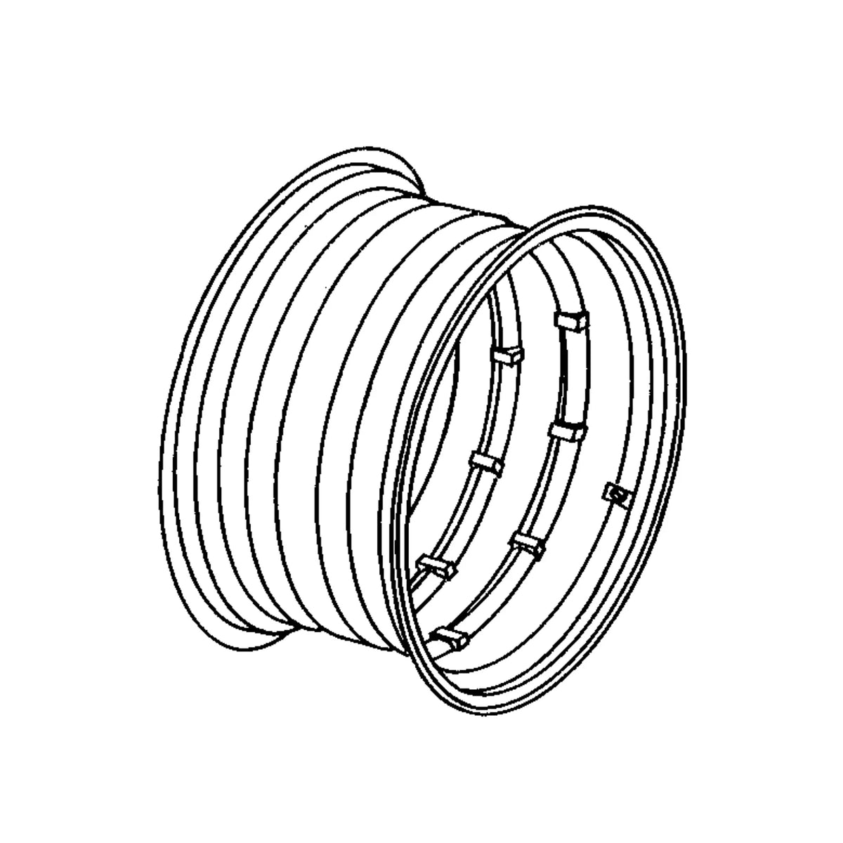 R31995: Fits John Deere R31995 Rim, 15 X 28 – Genuine OEM