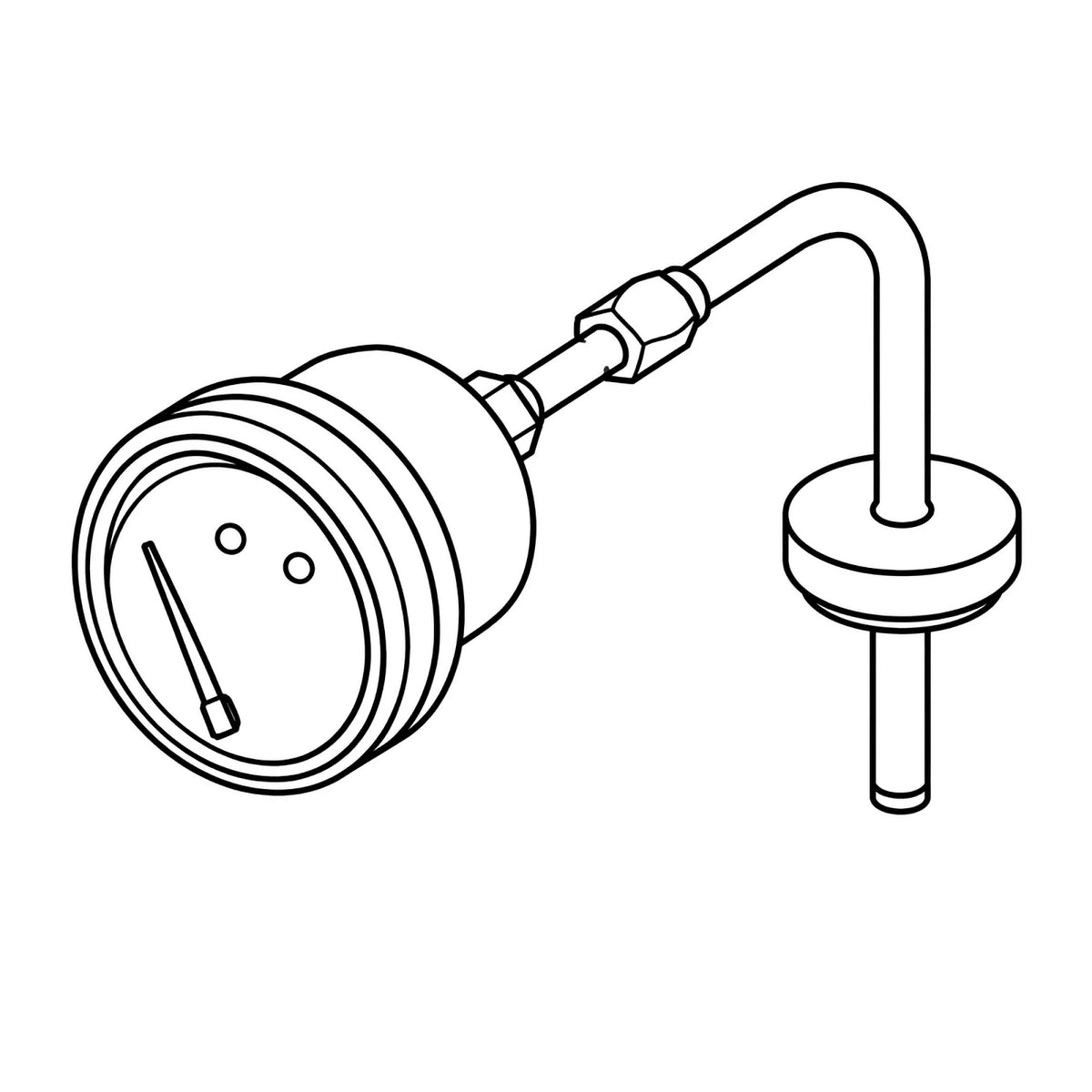 R34259: Fits John Deere R34259 Pressure Gauge – Genuine OEM