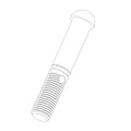 R39980: Fits John Deere R39980 Button Head Screw, 3/8" X 2.69" – Genuine OEM