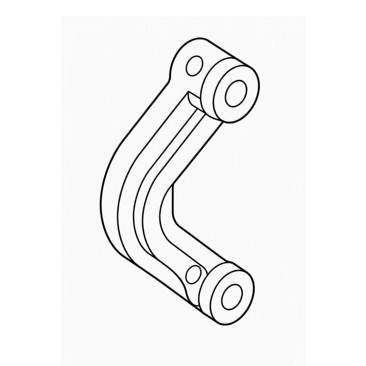 R40923: Fits John Deere R40923 Selective Control Valve Lever Arm – Genuine OEM