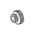 R41218: Fits John Deere R41218 Transmission Drive Shaft Pinion – Genuine OEM
