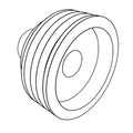 R46562: Fits John Deere R46562 Engine Auxiliaries Drive Pulley – Genuine OEM