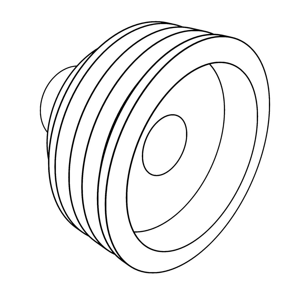 R46562: Fits John Deere R46562 Engine Auxiliaries Drive Pulley – Genuine OEM