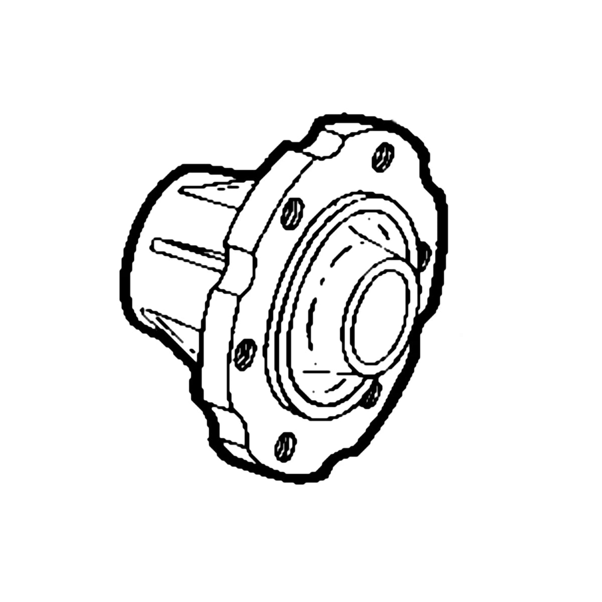 R47076: Fits John Deere R47076 Front Wheel Hub – Genuine OEM