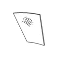 R50756: Fits John Deere R50756 Lower Cab Door Windowpane – Genuine OEM