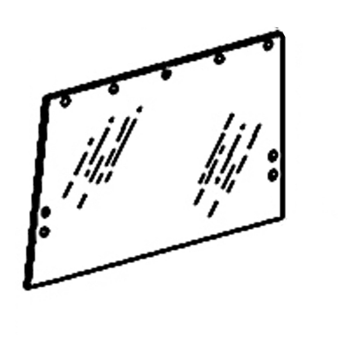 R50757: Fits John Deere R50757 Side Cab Windowpane – Genuine OEM
