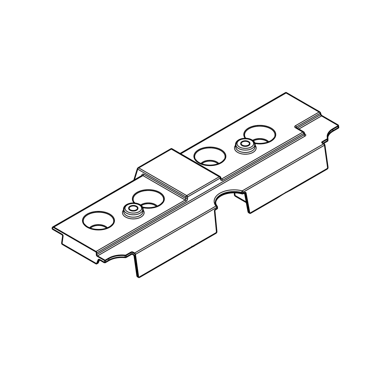 R515555: Fits John Deere R515555 Valve Cover Baffle Deflector – Genuine OEM