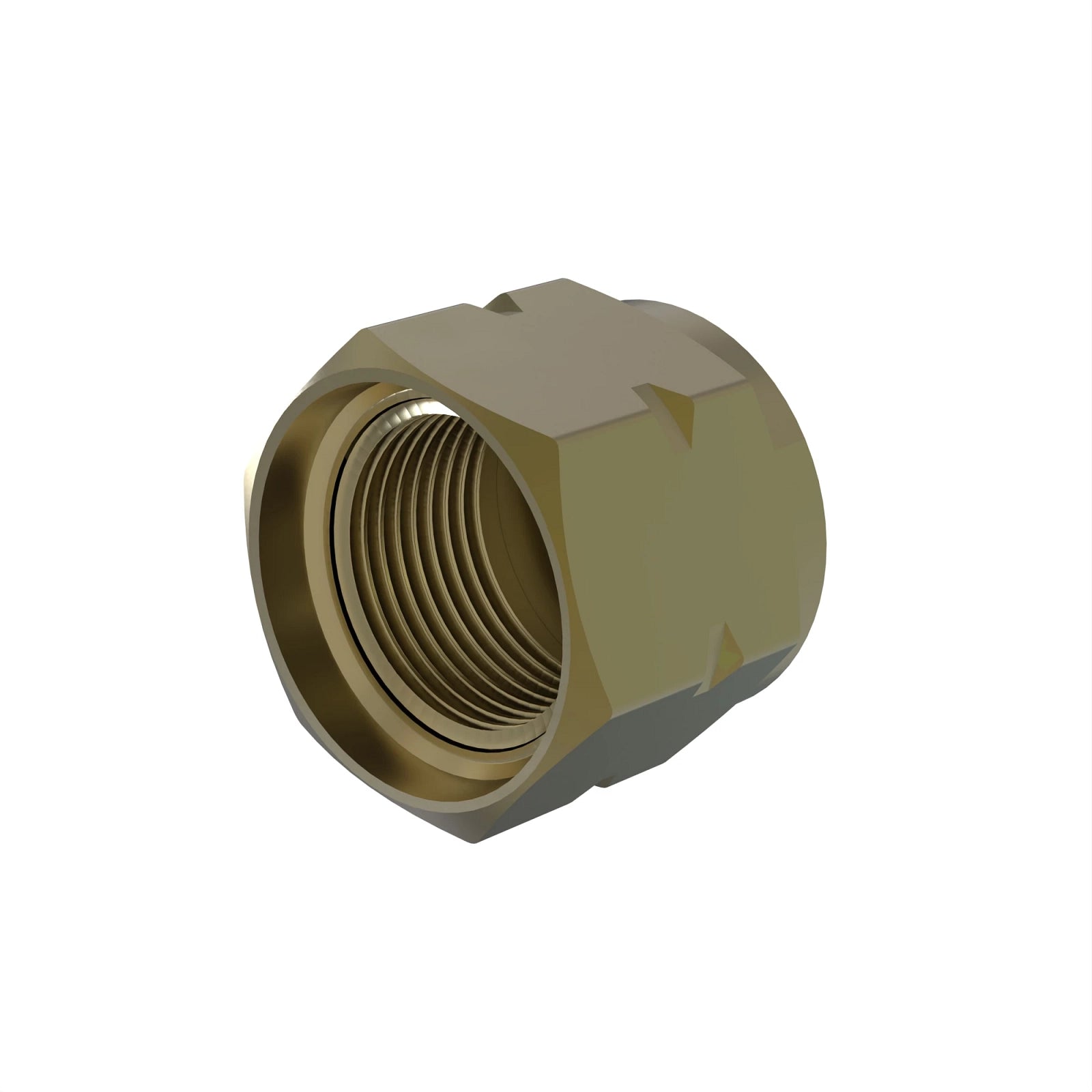 R51937: Fits John Deere R51937 Tube Nut, 1/4" – Genuine OEM