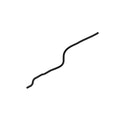 R553532: Fits John Deere R553532 Cab Heat Supply Hose – Genuine OEM