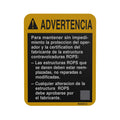 R556512: Fits John Deere R556512 Spanish Warning Label – Genuine OEM