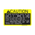 R568390: Fits John Deere R568390 Caution for Ground Fault Label – Genuine OEM