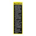 R571990: Fits John Deere R571990 Caution Label, French – Genuine OEM