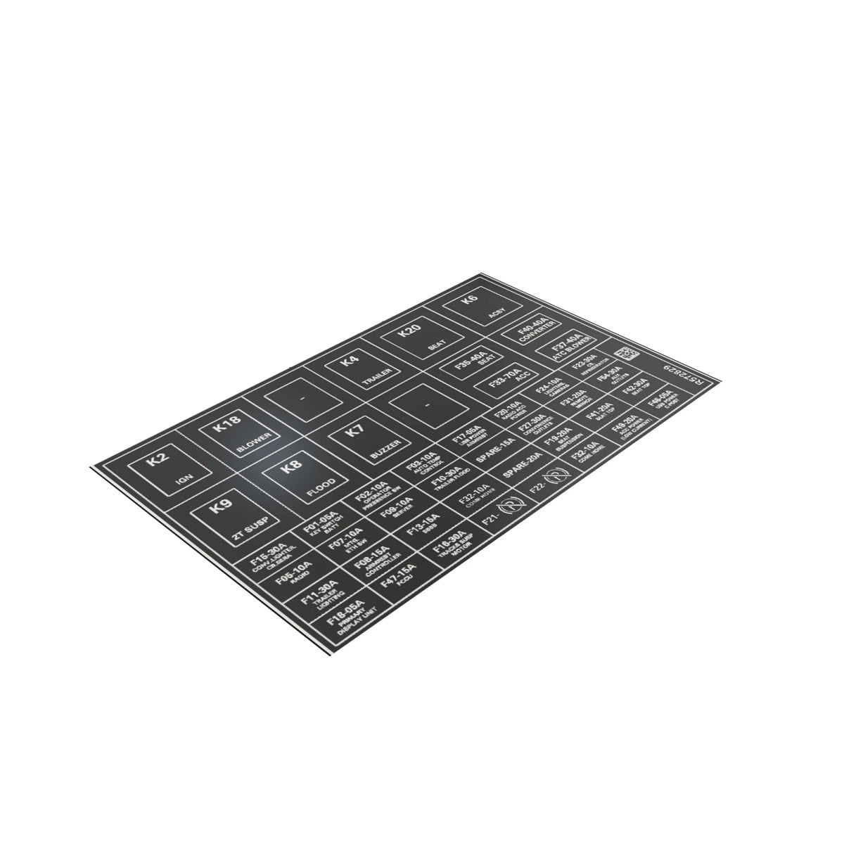 R572829: Fits John Deere R572829 Load Center Label – Genuine OEM