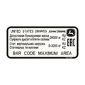 R572916: Fits John Deere R572916 Drawbar Label – Genuine OEM