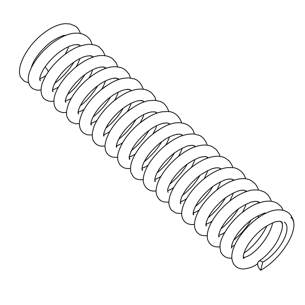 R62372: Fits John Deere R62372 Hydraulic Pump Piston Spring – Genuine OEM