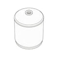 R63093: Fits John Deere R63093 Oil Filter Cover – Genuine OEM